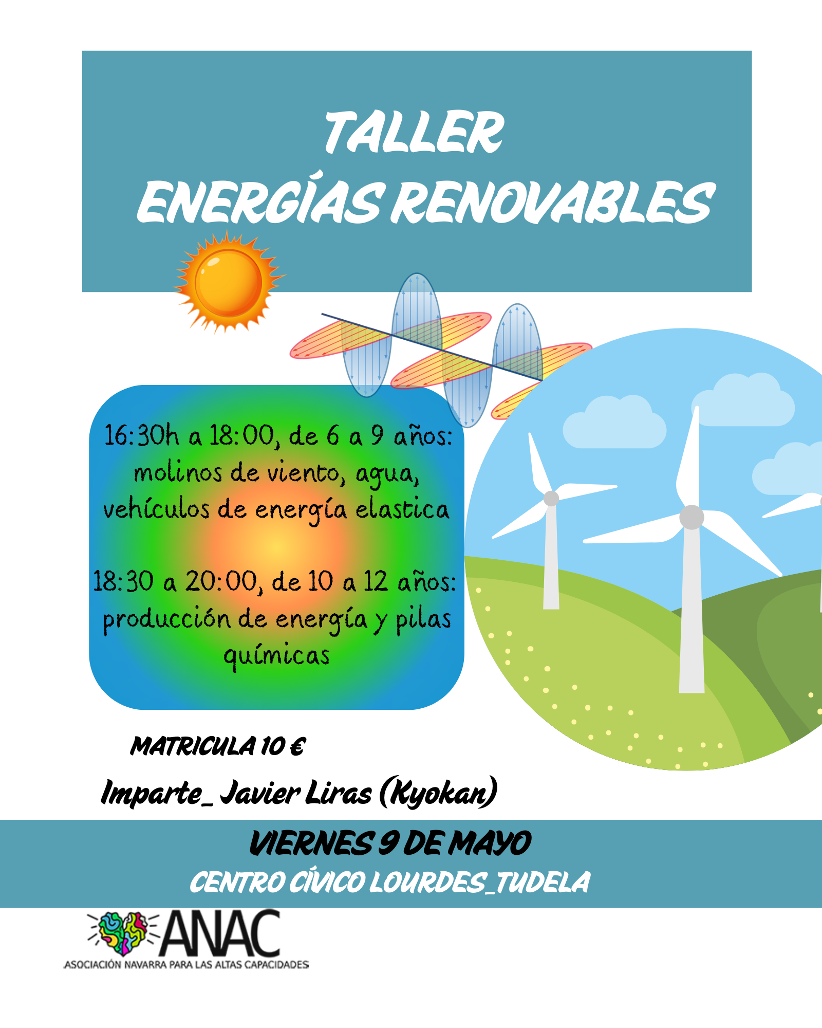 Taller sobre energía renovables con – ANAC – Tudela