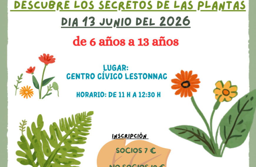Taller sobre plantas con – ANAC – Tudela